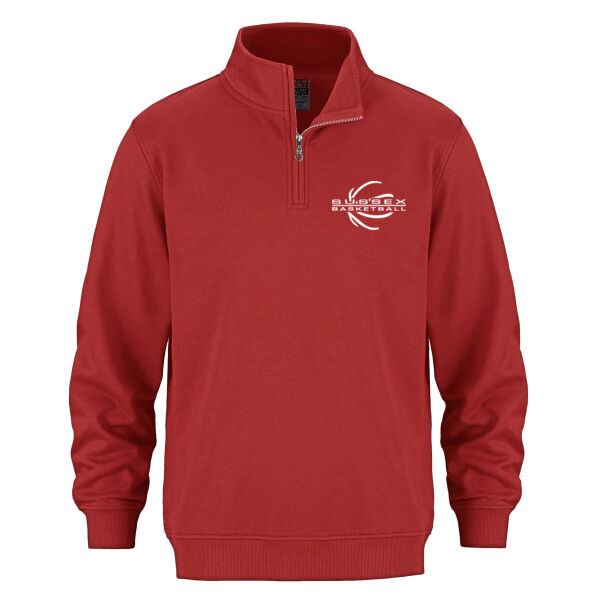 Adult 1/4 Zip Pullover Sweatshirt Thumbnail