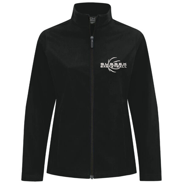 Ladies' WATER REPELLENT SOFT SHELL JACKET (Embroidered Logo) *Personalized* Thumbnail
